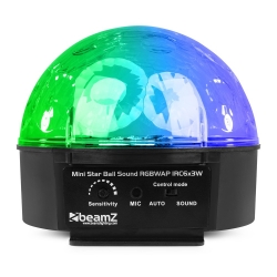 Półkula Mini Star Ball 6x3W RGBWAP IRC BeamZ